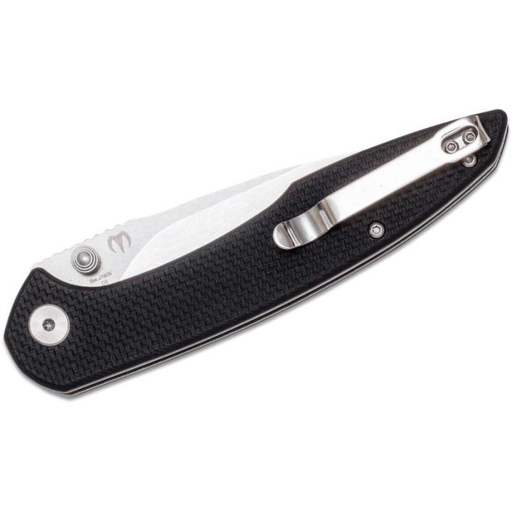 Couteau CJRB Cutlery Centros Black Lame Acier D2 Manche G10 Linerlock Clip J1905BKF - Livraison Gratuite