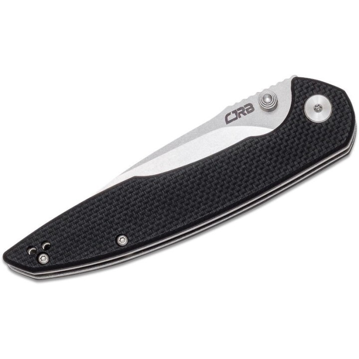 Couteau CJRB Cutlery Centros Black Lame Acier D2 Manche G10 Linerlock Clip J1905BKF - Livraison Gratuite
