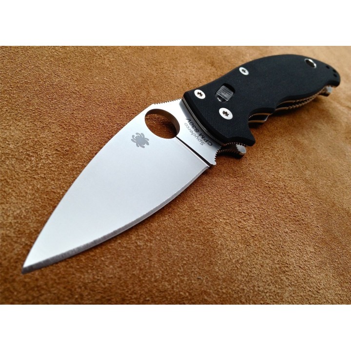 Couteau Spyderco Manix 2 Acier CPM-S30V Manche G-10 Made in USA SC101GP2 - Livraison Gratuite