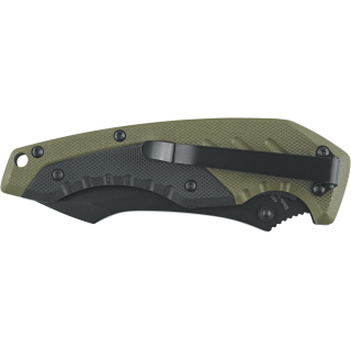 Couteau Defcon 5 Kilo Lame Acier 8Cr13MoV Manche G-10 Green/Black Linerlock Clip D5K010 - Livraison Gratuite