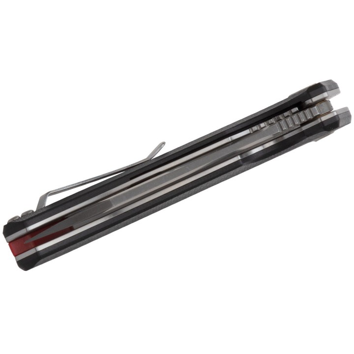 Couteau Bestech Knives Texel Black Lame Acier D2 Manche G-10 Linerlock Clip BTKG21A2 - Livraison Gratuite