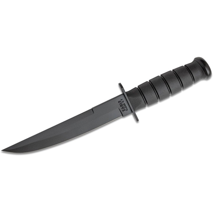 Couteau Tactical  KABAR Modified Tanto Lame Acier Carbone 1095 Manche Kraton Etui GFN Made USA KA1266 - Livraison Gratuite