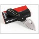 Couteau SPYDERCO SQUEAK Black FRN Plain Folding Knife Acier N690CO Made In Italy SC154PBK