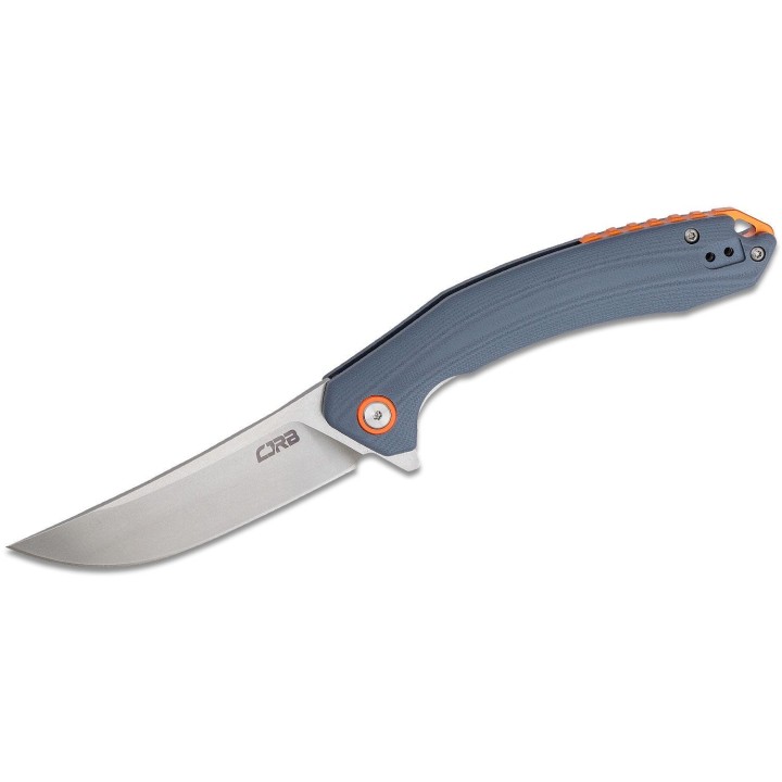 Couteau CJRB Gobi Blue/Gray Lame Acier D2 Stonewash Manche G10 Linerlock Clip J1906GYC - Livraison Gratuite