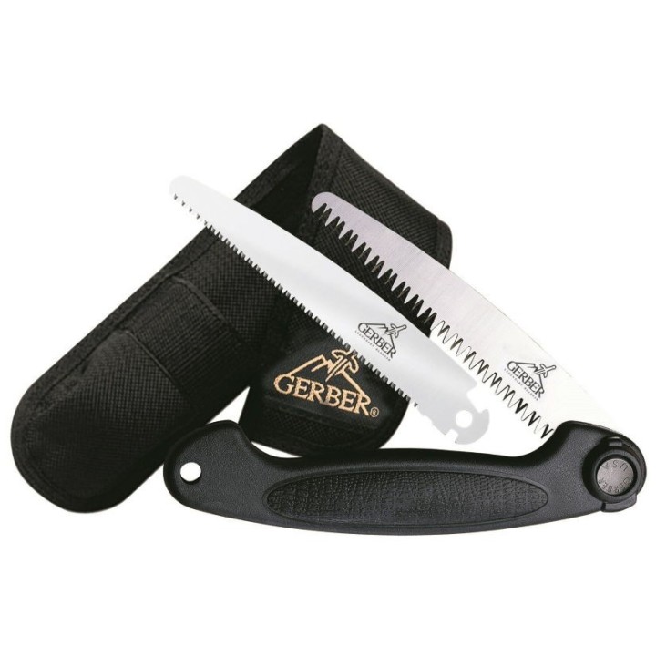 Couteau Gerber Exchange-A-Blade 2 Lames Scie Manche GRN Etui Nylon G6036 - Livraison Gratuite