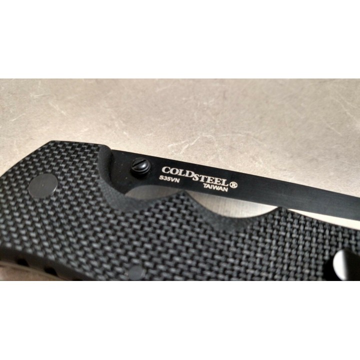 Couteau Cold Steel Recon 1 Tanto S35VN  Manche Black G-10 Lame Acier CPM-S35VN Tri-Ad Lock CS27BT - Livraison Gratuite 
