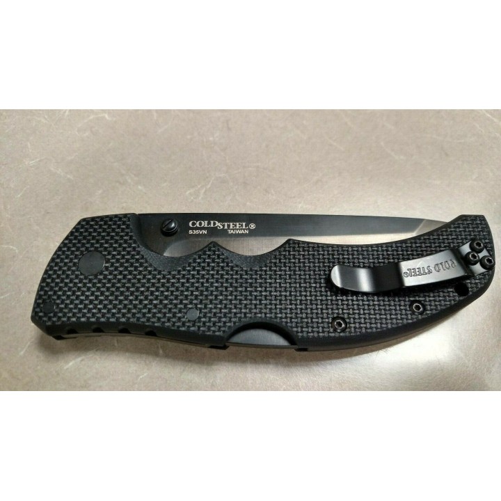 Couteau Cold Steel Recon 1 Tanto S35VN  Manche Black G-10 Lame Acier CPM-S35VN Tri-Ad Lock CS27BT - Livraison Gratuite 