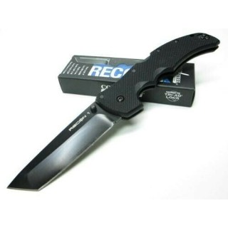 Couteau Cold Steel Recon 1 Tanto S35VN  Manche Black G-10 Lame Acier CPM-S35VN Tri-Ad Lock CS27BT - Livraison Gratuite 