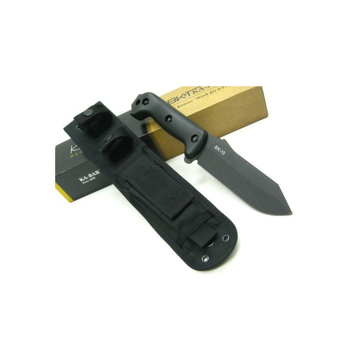 Couteau de Survie Ka-Bar Becker BK10 Crewman Acier Carbone 1095 Cro-Van Manche Zytel Made In USA BKR10 - Livraison Gratuite