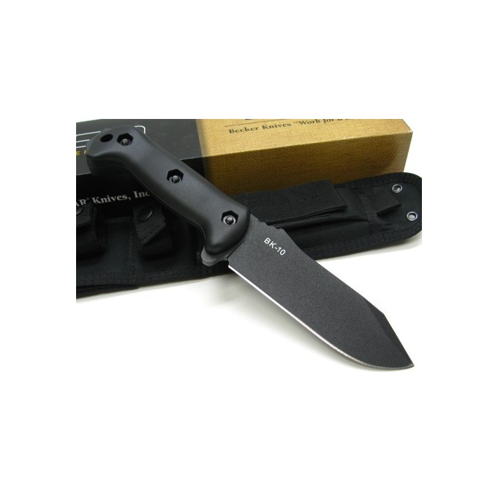 Couteau de Survie Ka-Bar Becker BK10 Crewman Acier Carbone 1095 Cro-Van Manche Zytel Made In USA BKR10 - Livraison Gratuite