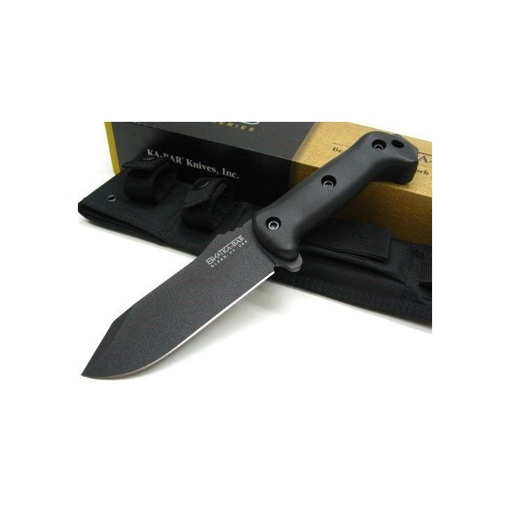 Couteau de Survie Ka-Bar Becker BK10 Crewman Acier Carbone 1095 Cro-Van Manche Zytel Made In USA BKR10 - Livraison Gratuite