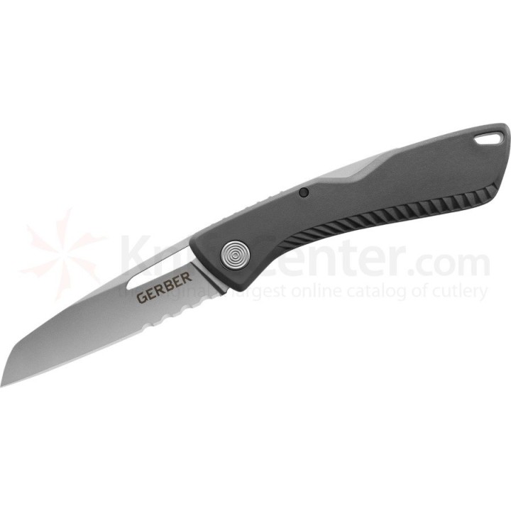 Couteau Gerber Shark Belly Lame Acier 420HC Serr Manche GFN Lockback G3216 - Livraison Gratuite
