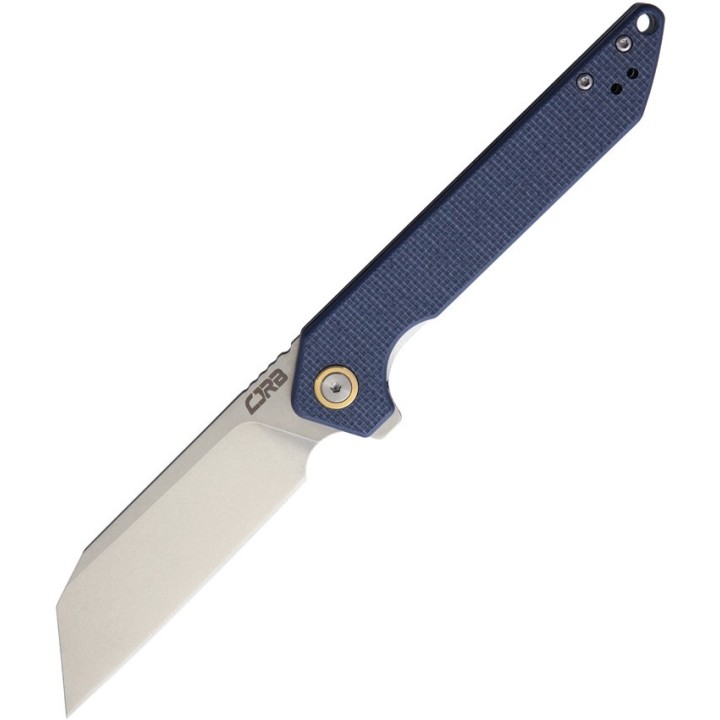 Couteau CJRB Rampart Grey G10 Lame Acier D2 Stonewash Manche G10 Linerlock Clip J1907GYF - Livraison Gratuite