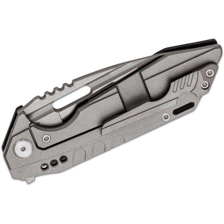 Couteau Bestech Shodan Ti+CF Stonewash Acier S35VN Manche Fibre de Carbone/Titane BTKT1910C - Livraison Gratuite