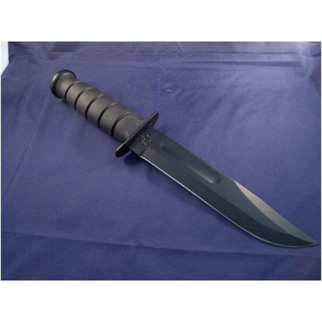 Couteau de combat KABAR FIGHTING KNIFE BLACK PLAIN EDGE Couteaux Ka-Bar Made In USA KA1213