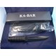 Couteau de combat KABAR FIGHTING KNIFE BLACK PLAIN EDGE Couteaux Ka-Bar Made In USA KA1213