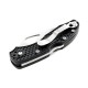 Couteau Spyderco Byrd Meadowlark2 Knife Black FRN Plain Edge Acier 8Cr13Mov BY04PBK2