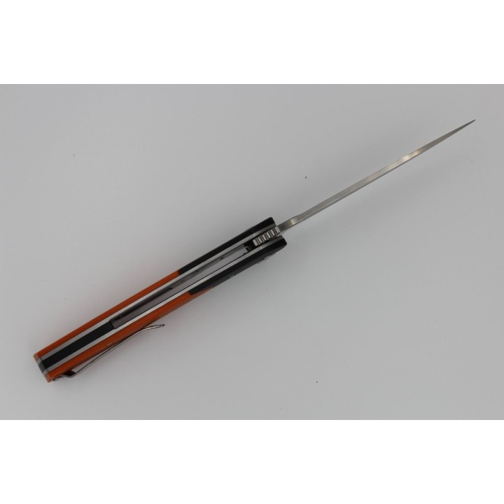 Couteau Bestech Knives Swordfish Orange Lame Acier D2 Manche G-10 Linerlock BTKG03C - Livraison Gratuite