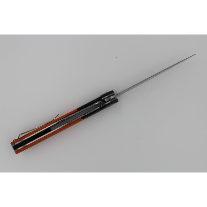 Couteau Bestech Knives Swordfish Orange Lame Acier D2 Manche G-10 Linerlock BTKG03C - Livraison Gratuite