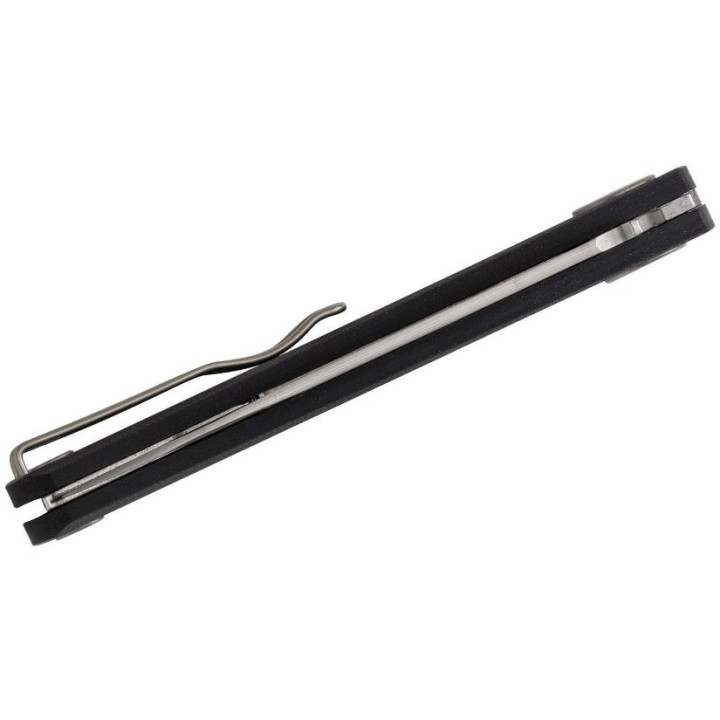 Couteau Real Steel Gslip Slipjoint Black Lame Acier VG10 Manche G-10 Clip RS7841 - Livraison Gratuite