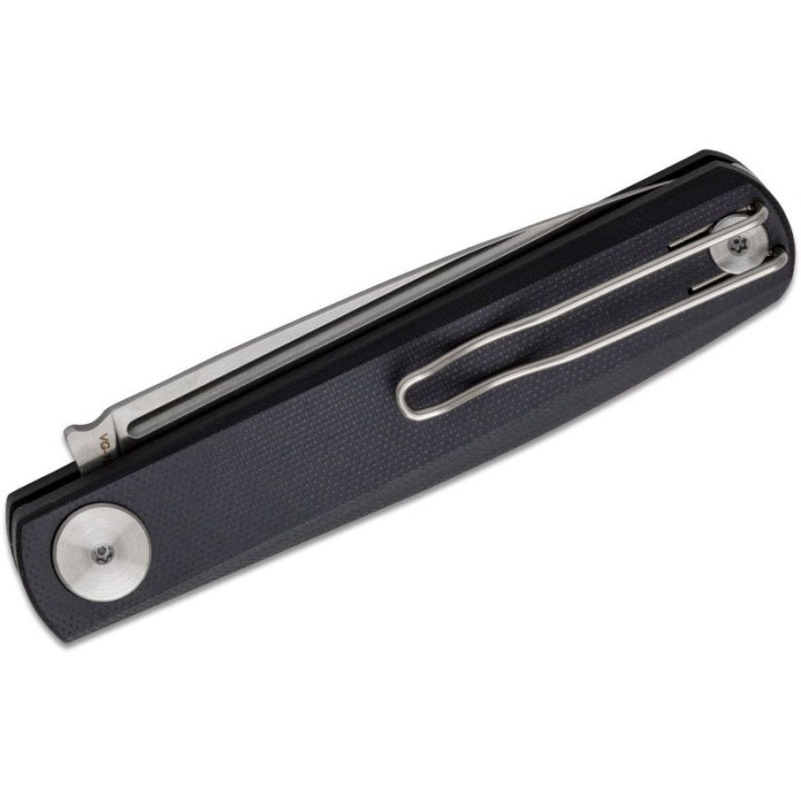 Couteau Real Steel Gslip Slipjoint Black Lame Acier VG10 Manche G-10 Clip RS7841 - Livraison Gratuite