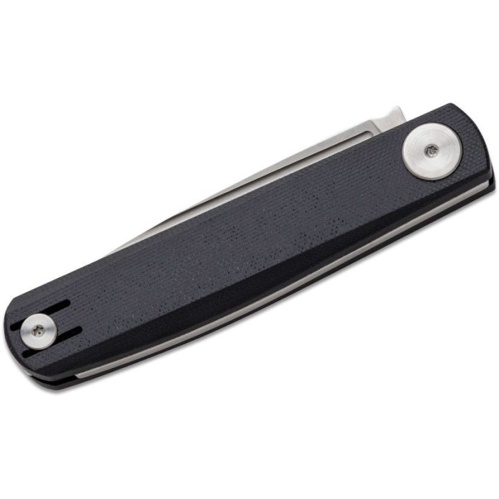Couteau Real Steel Gslip Slipjoint Black Lame Acier VG10 Manche G-10 Clip RS7841 - Livraison Gratuite