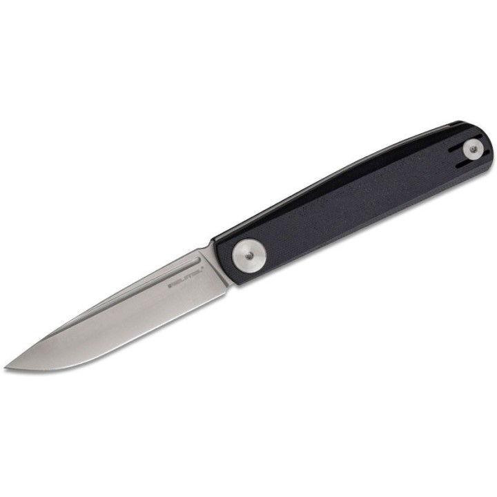 Couteau Real Steel Gslip Slipjoint Black Lame Acier VG10 Manche G-10 Clip RS7841 - Livraison Gratuite