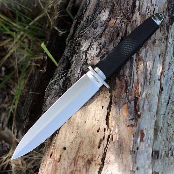 Couteau Cold Steel Tai Pan San Mai VG10 Manche Kraton Etui Secure-Ex CS35AA - Livraison Gratuite