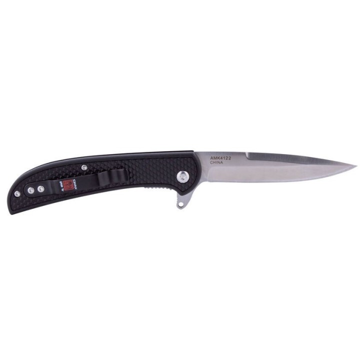 Couteau Al Mar Ultralight Hawk Lame Acier 8Cr13MoV Manche FRN Linerlock Clip AMK4122 - Livraison Gratuite