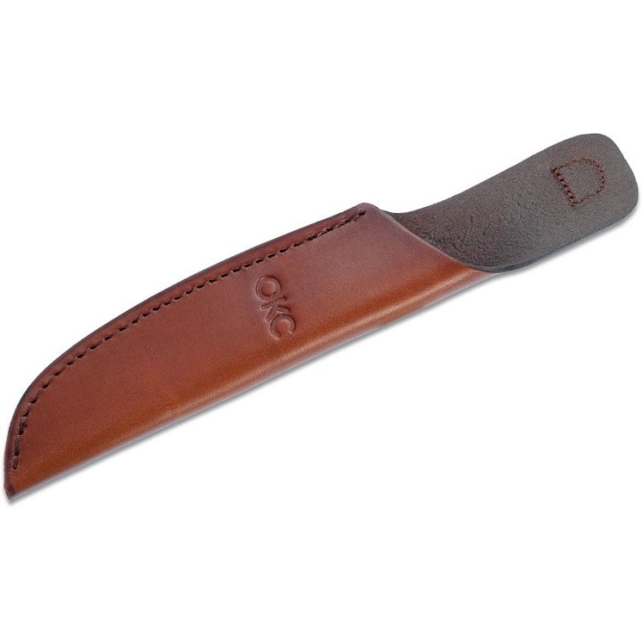 Couteau Old Hickory Hunting Finfe Lame Acier Carbone Manche Bois Etui Cuir Made In USA OH7026 - Livraison Gratuite