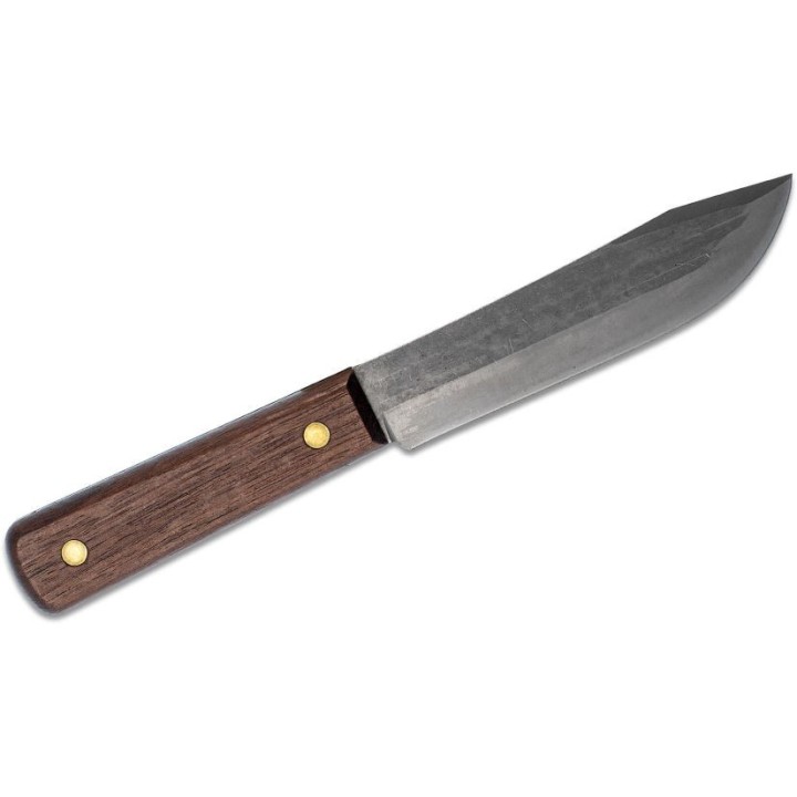 Couteau Old Hickory Hunting Finfe Lame Acier Carbone Manche Bois Etui Cuir Made In USA OH7026 - Livraison Gratuite