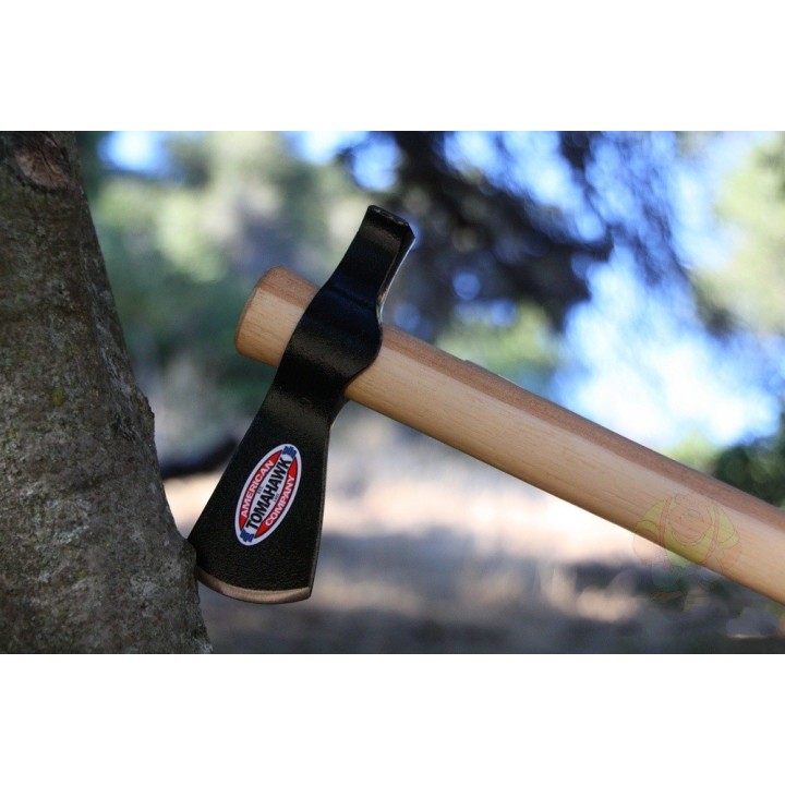 Hache Tomahawk Cold Steel Trail Hawk Axe Carbone 1055 Hickory Handle CS90TH - Livraison Gratuite