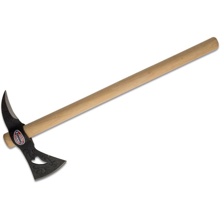 Hache Tomahawk Cold Steel Weeping Heart Hawk Axe Carbone 1055 Manche Hickory CS90AWH - Livraison Gratuite