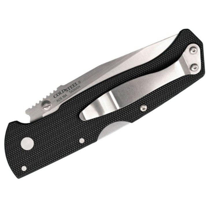 Couteau Cold Steel Air Lite Tanto Lame Acier AUS-10 Manche G10 Lockback Clip CS26WT - Livraison Gratuite