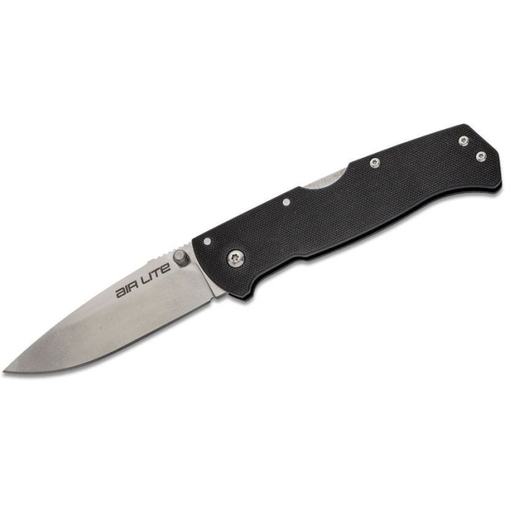 Couteau Cold Steel Air Lite Drop Point Lame Acier AUS-10 Manche G10 Lockback Clip CS26WD - Livraison Gratuite