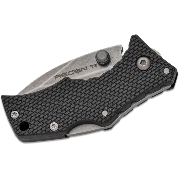 Couteau Cold Steel Micro Recon 1 Spear Point Lame Acier 4116 Manche Griv-Ex Lockback CS27DS - Livraison Gratuite