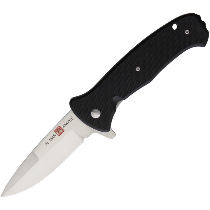 Couteau Al Mar SERE 2020 Linerlock A/O Lame Acier D2 Manche Black G10 Clip AMK2202 - Livraison Gratuite