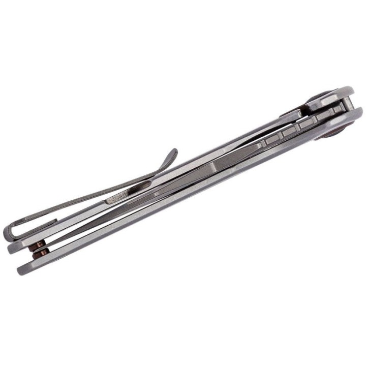 Couteau Kershaw Believer A/O Framelock Lame Acier 8CR13MoV Manche Acier Clip KS2070 - Livraison Gratuite