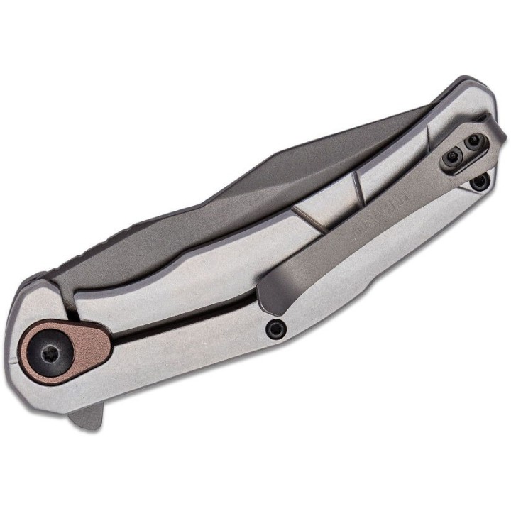 Couteau Kershaw Believer A/O Framelock Lame Acier 8CR13MoV Manche Acier Clip KS2070 - Livraison Gratuite