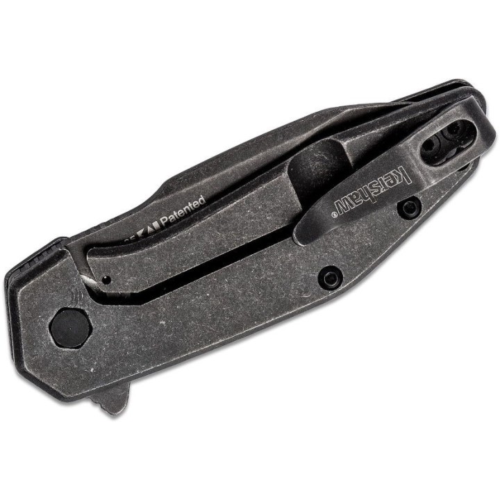 Couteau Kershaw Gravel A/O Framelock Lame Acier 8CR13MoV Manche Acier Clip KS2065 - Livraison Gratuite