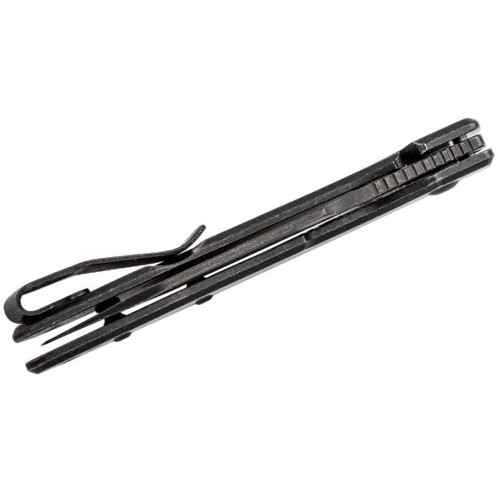 Couteau Kershaw Gravel A/O Framelock Lame Acier 8CR13MoV Manche Acier Clip KS2065 - Livraison Gratuite
