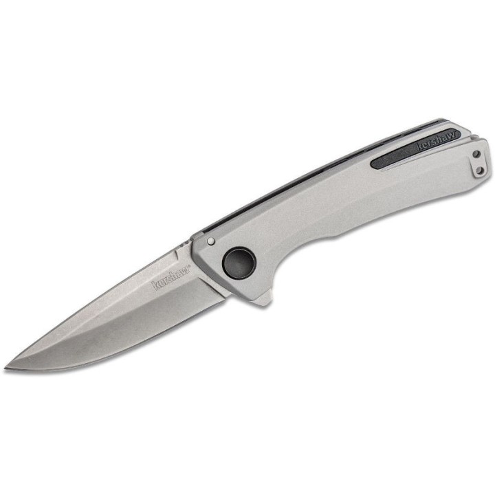Couteau Kershaw Comeback Lame Acier 8Cr13MoV Manche Acier Framelock Clip KS2055 - Livraison Gratuite