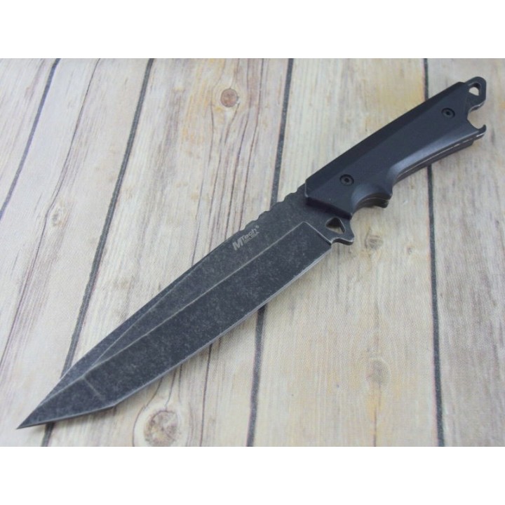 Couteau Tactical Mtech Lame Tanto Acier 3Cr13 Manche FRN Etui Nylon MT2085TSW - Livraison Gratuite
