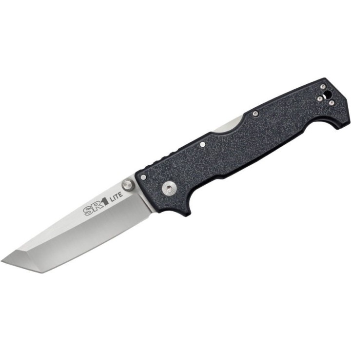 Couteau Cold Steel SR1 Lite Tanto Lame Acier 8Cr13MoV Manche Griv-Ex Lockback Clip CS62K1A - Livraison Gratuite