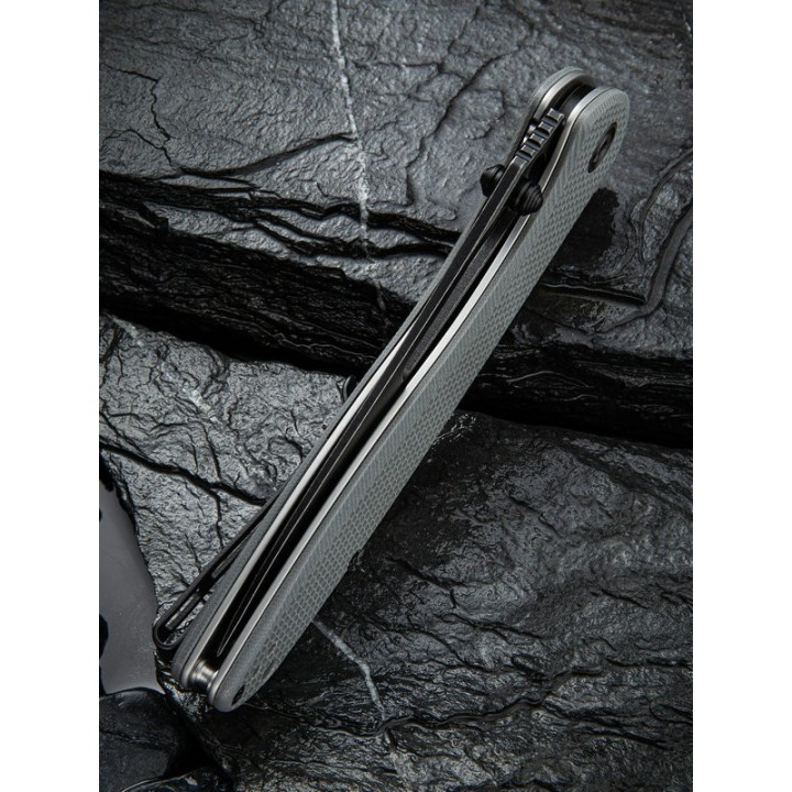 Couteau CIVIVI Picaro C916 Gray Lame Acier D2 Manche G10 Linerlock Clip CIVC916C - Livraison Gratuite
