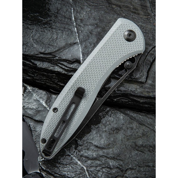 Couteau CIVIVI Picaro C916 Gray Lame Acier D2 Manche G10 Linerlock Clip CIVC916C - Livraison Gratuite