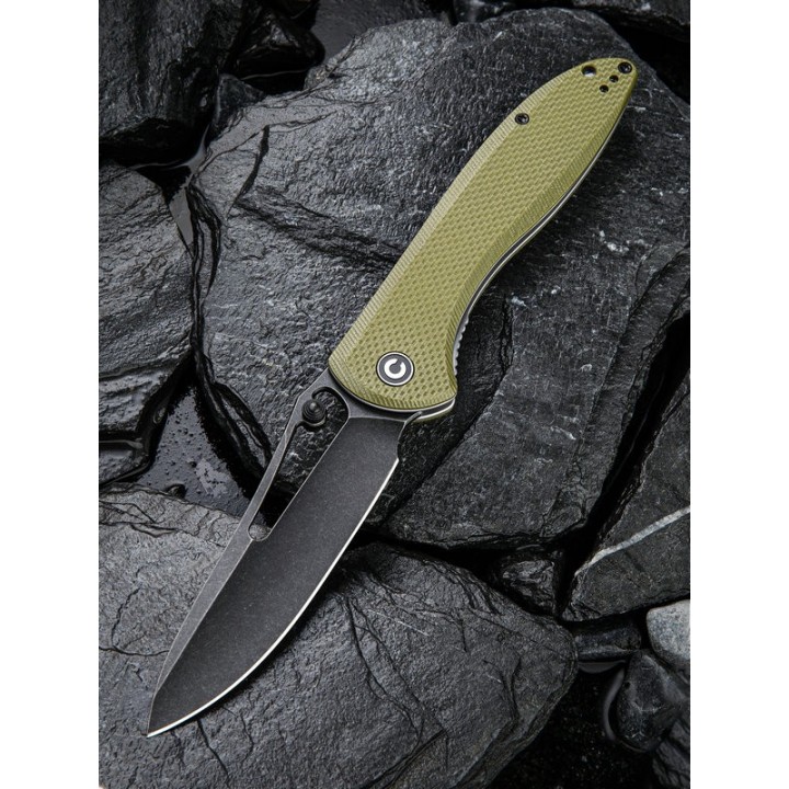 Couteau CIVIVI Picaro C916A Od Green Lame Acier D2 Manche G10 Linerlock Clip CIVC916A - Livraison Gratuite
