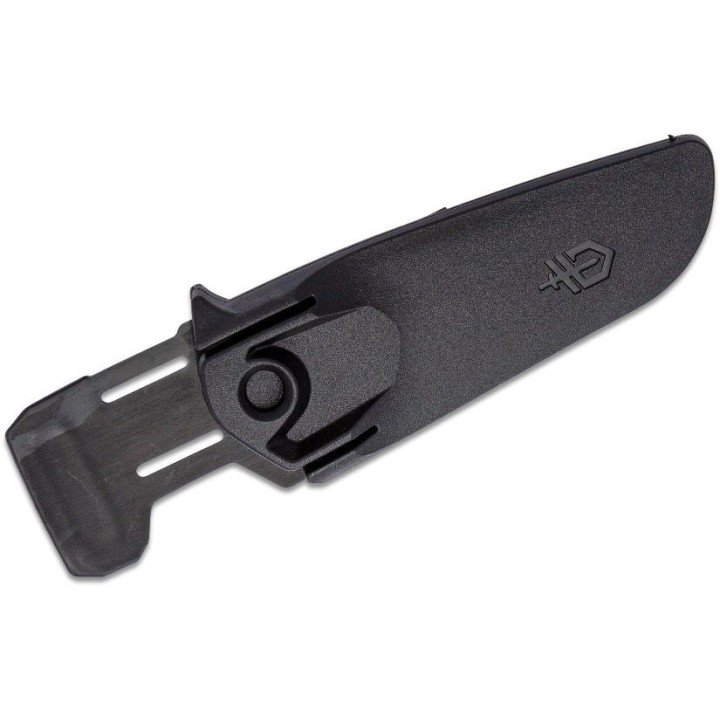 Couteau Gerber Principle Coyote Black Lame Acier 420HC Manche Rubber Etui Polymer Made USA G1655 - Livraison Gratuite