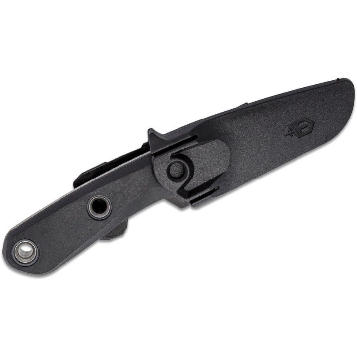 Couteau Gerber Principle Coyote Black Lame Acier 420HC Manche Rubber Etui Polymer Made USA G1655 - Livraison Gratuite