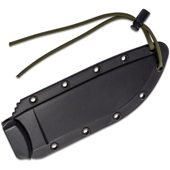 Couteau ESEE Esse-6 Orange Manche Orange/Black G10 Acier Carbone 1095 Etui USA ES6POR006 - Livraison Gratuite